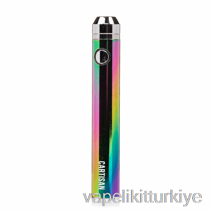 Vape Türkiye Cartisan Butonu Vv 1300 510 Pil Gökkuşağı